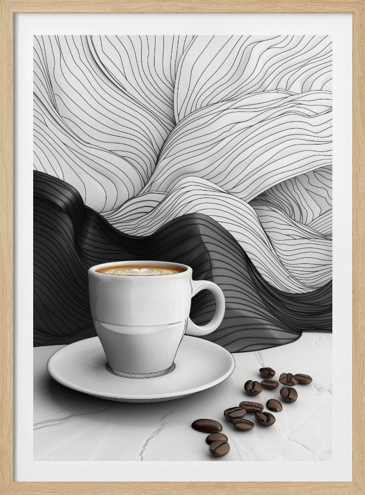 I Love Coffee Food Illustration Art (3) | Poster