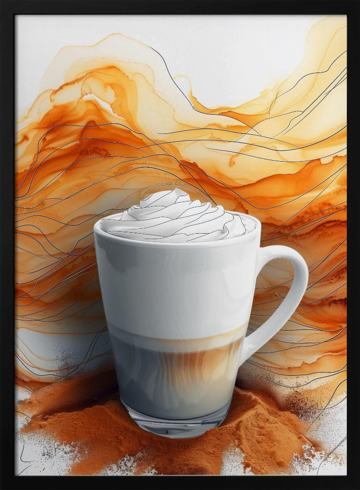 I Love Coffee Food Illustration Art (4) | Poster