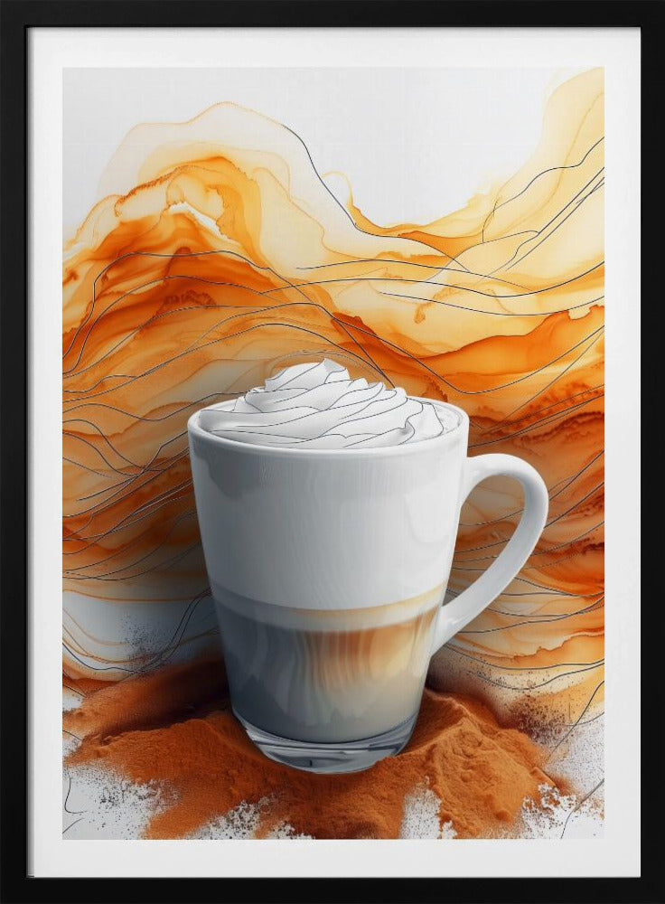 I Love Coffee Food Illustration Art (4) | Poster