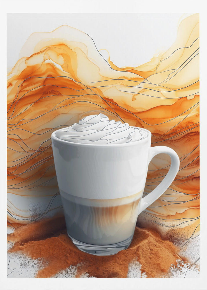 I Love Coffee Food Illustration Art (4) | Poster