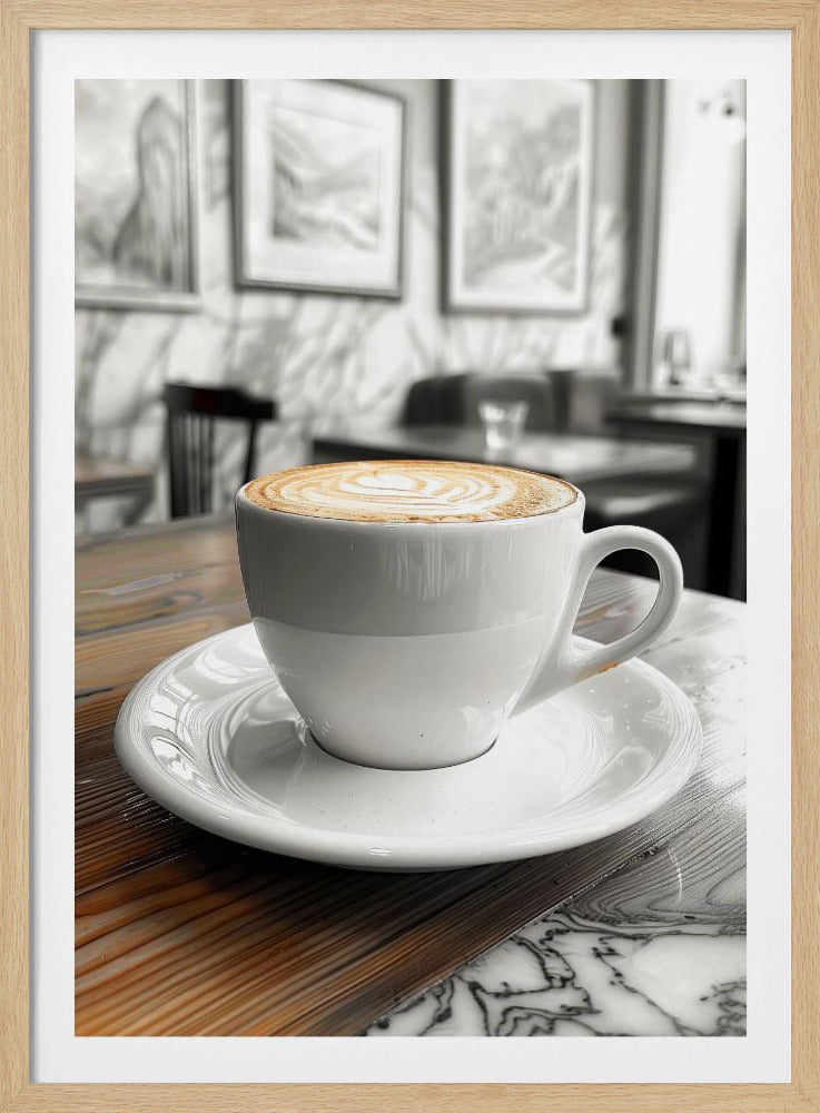 I Love Coffee Food Illustration Art (5) | Poster
