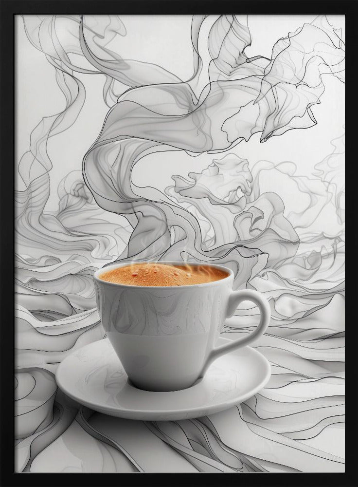 I Love Coffee Food Illustration Art (7) | Poster