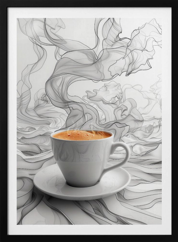 I Love Coffee Food Illustration Art (7) | Poster