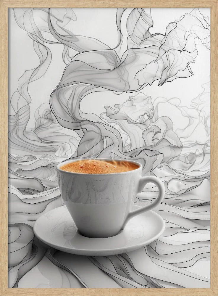 I Love Coffee Food Illustration Art (7) | Poster