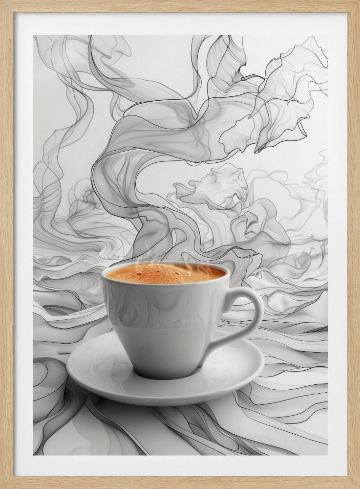 I Love Coffee Food Illustration Art (7) | Poster