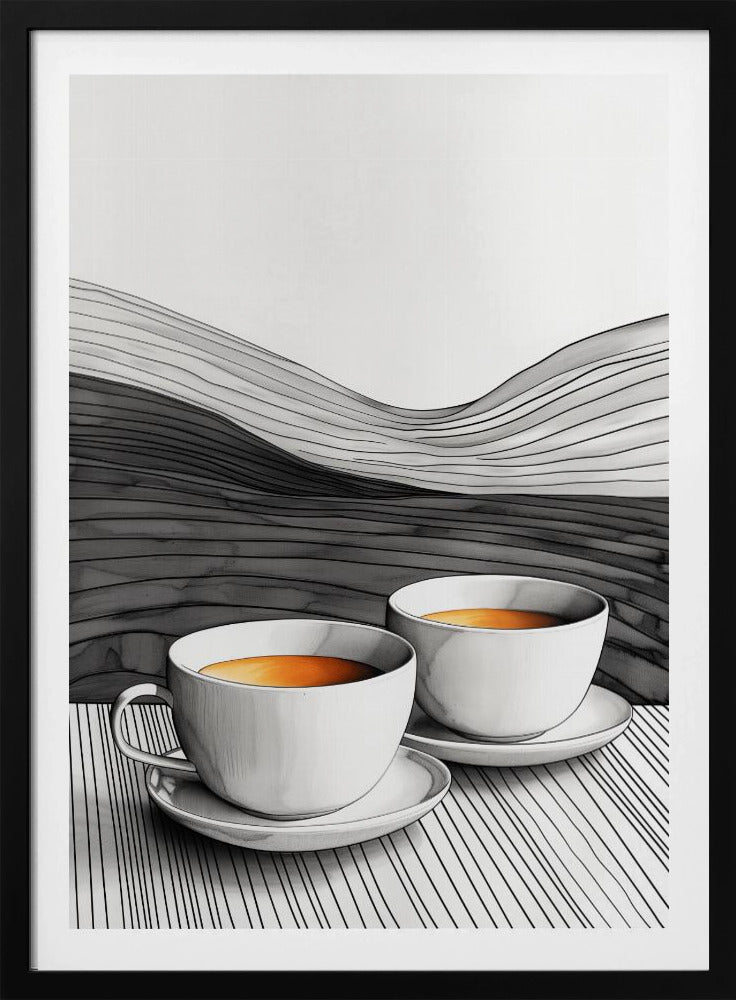 I Love Coffee Food Illustration Art (15) | Poster