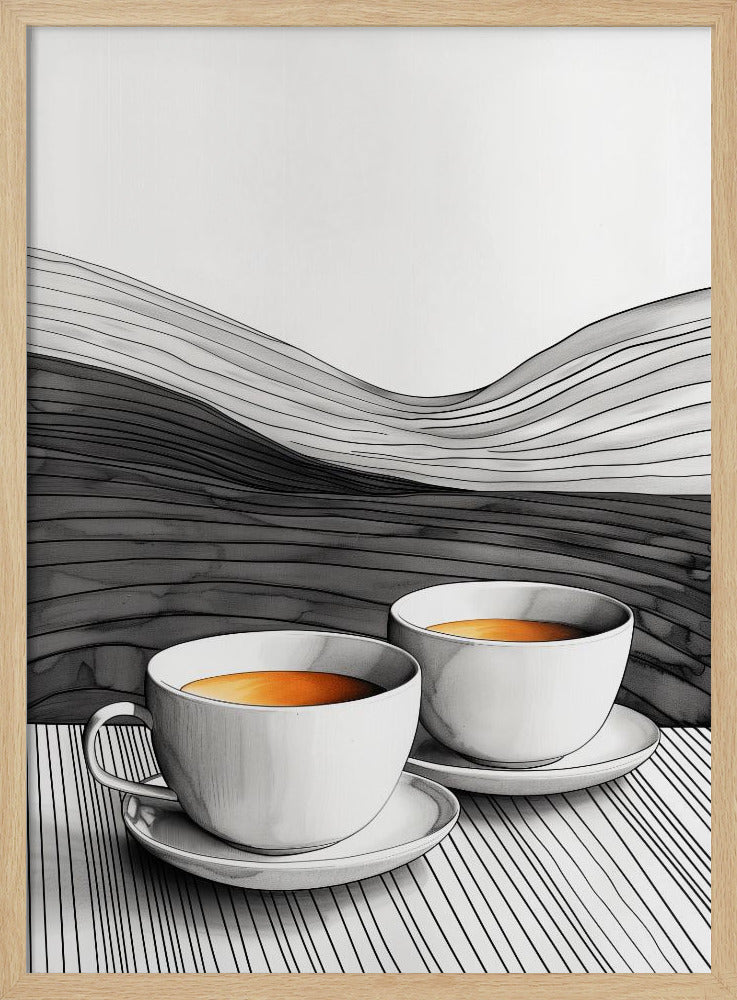 I Love Coffee Food Illustration Art (15) | Poster