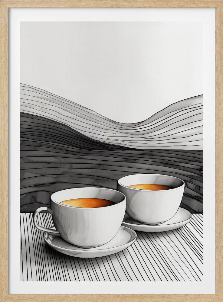 I Love Coffee Food Illustration Art (15) | Poster
