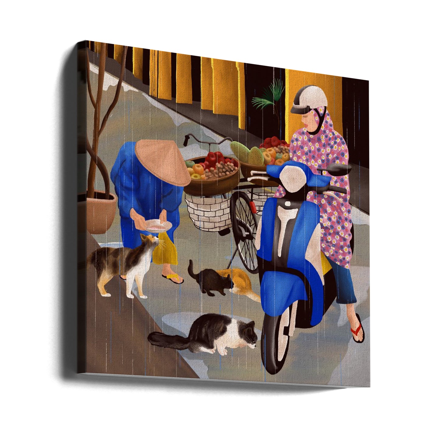 Rue vietnamienne | Tableaux sur Toile