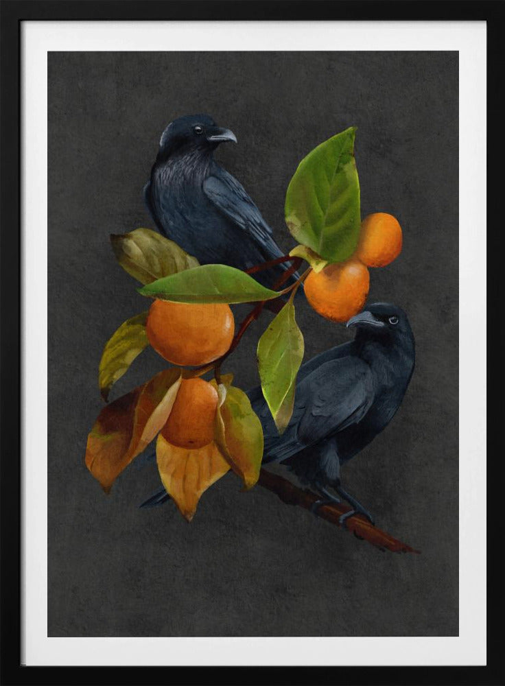 Crows and Persimmons | Poster