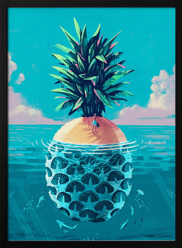 Stranded On Pineapple Island | Poster