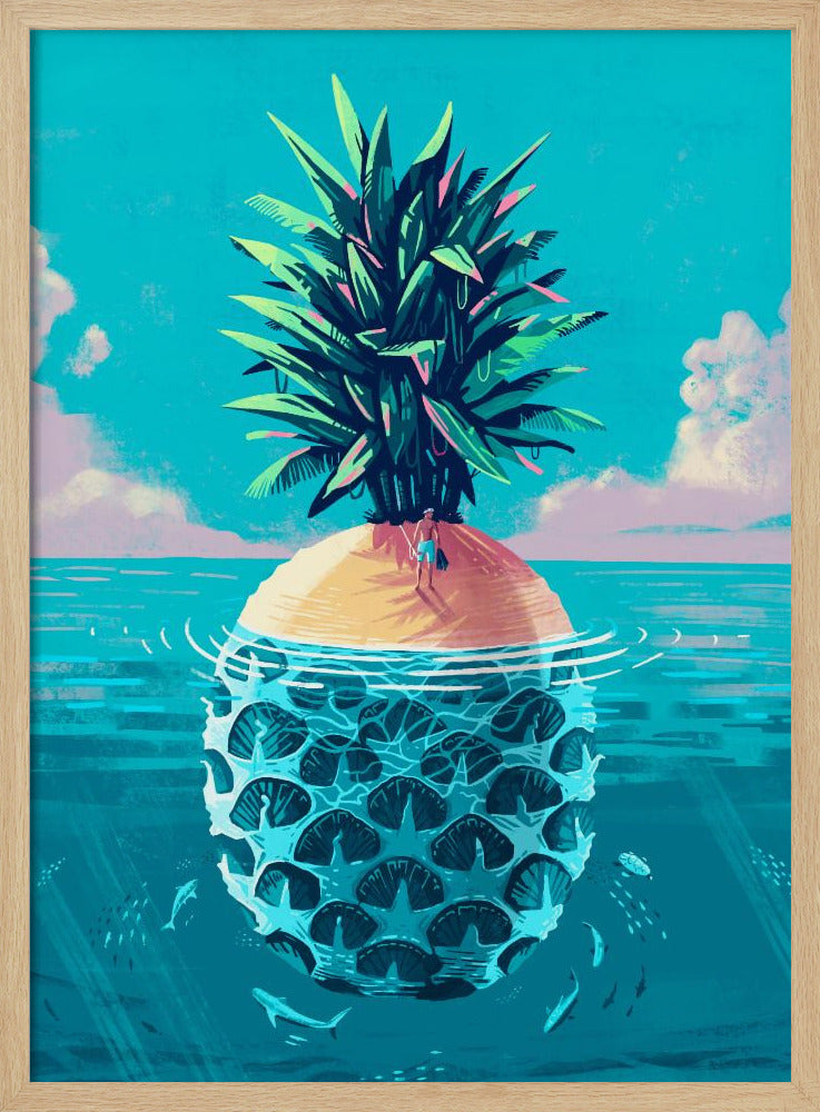 Stranded On Pineapple Island | Poster