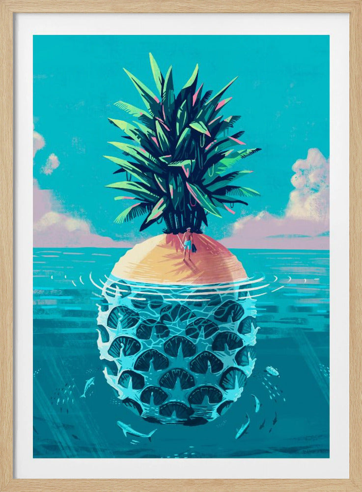 Stranded On Pineapple Island | Poster