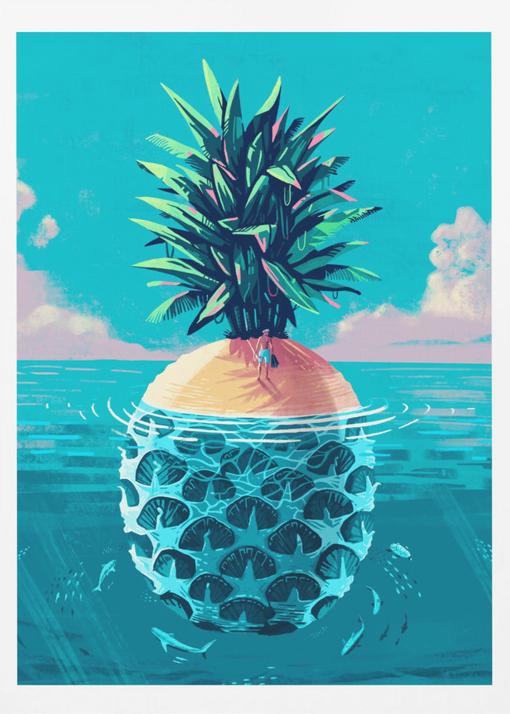 Stranded On Pineapple Island | Poster