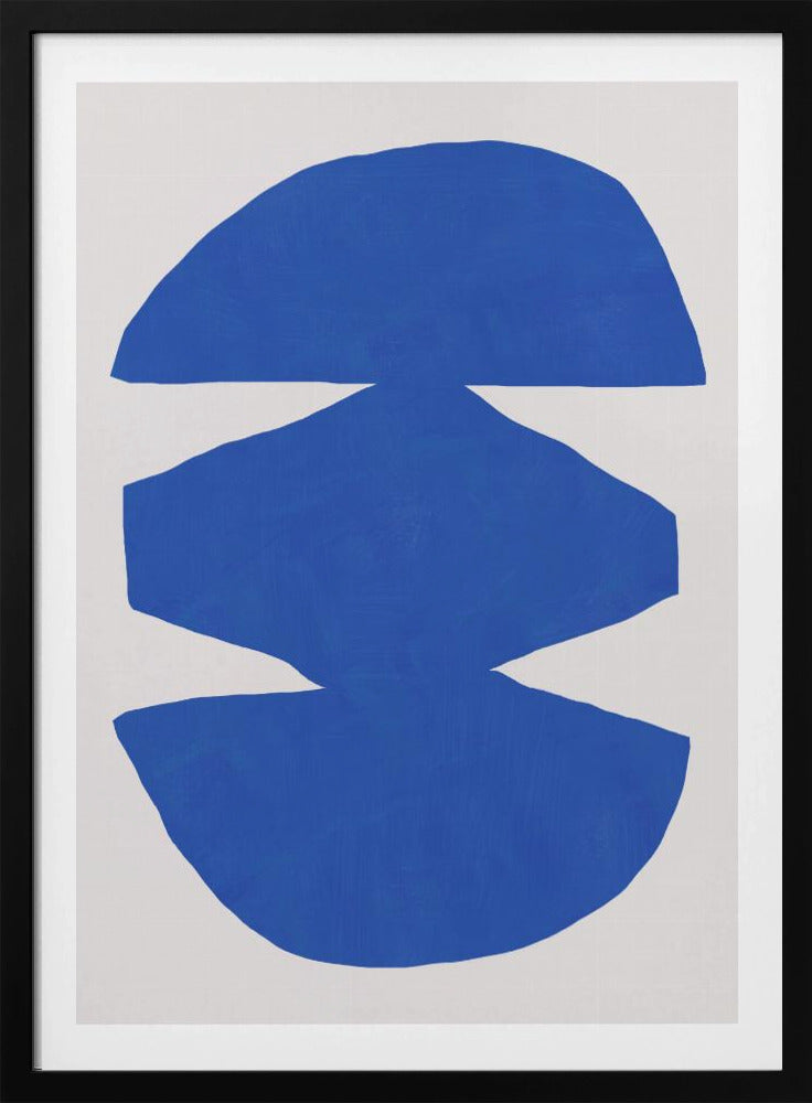 Cobalt blue cut out 02 | Poster
