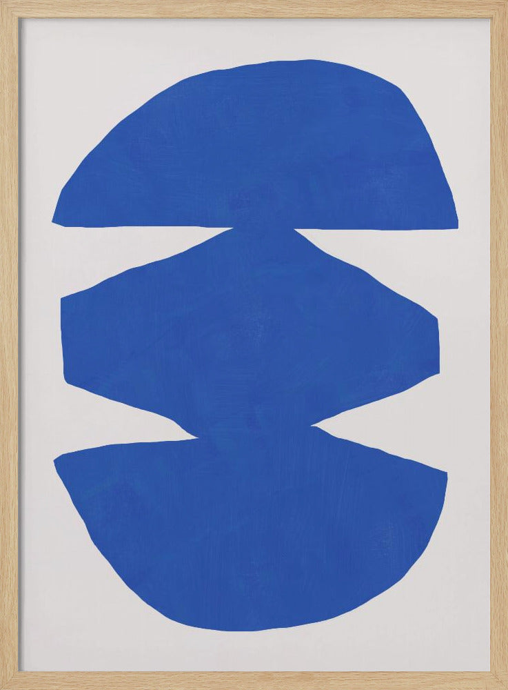 Cobalt blue cut out 02 | Poster