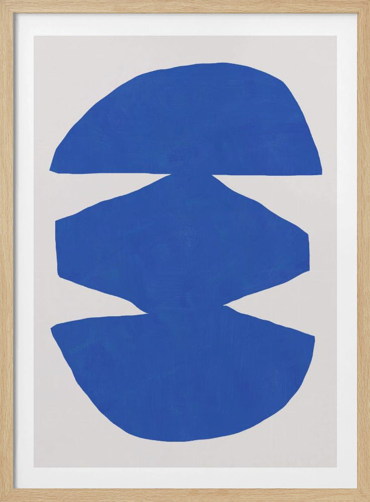 Cobalt blue cut out 02 | Poster