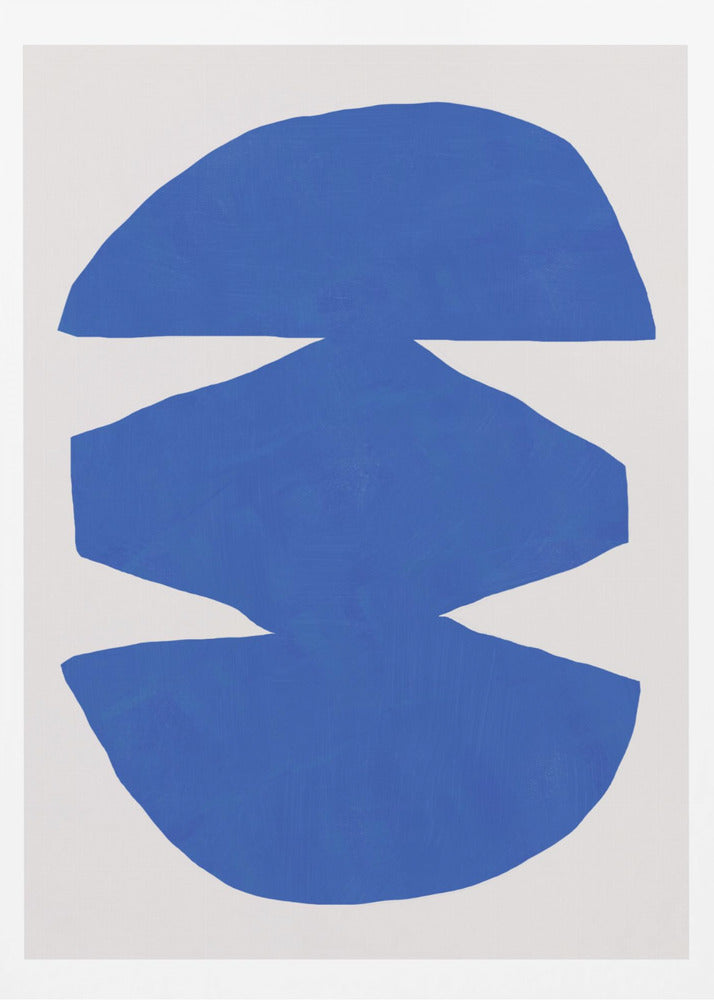 Cobalt blue cut out 02 | Poster