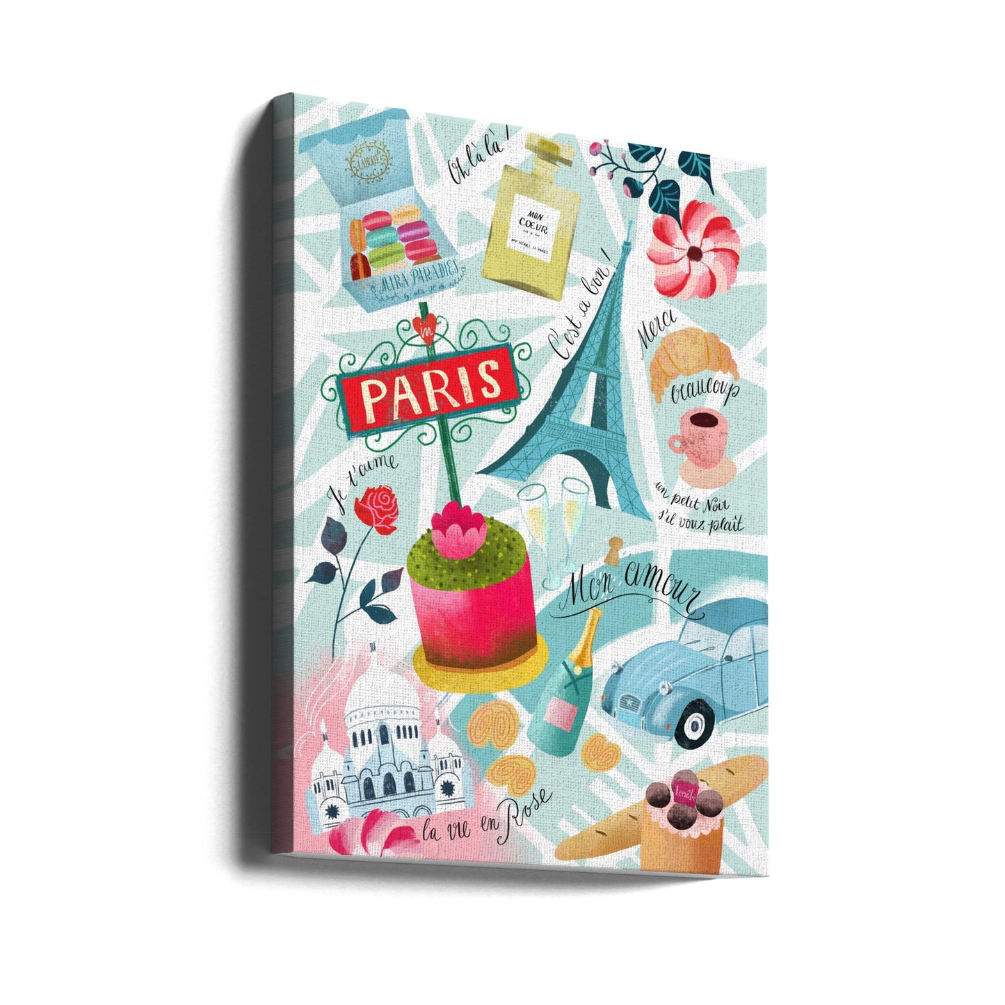 Paris socker Sacré-Cœur | Canvas