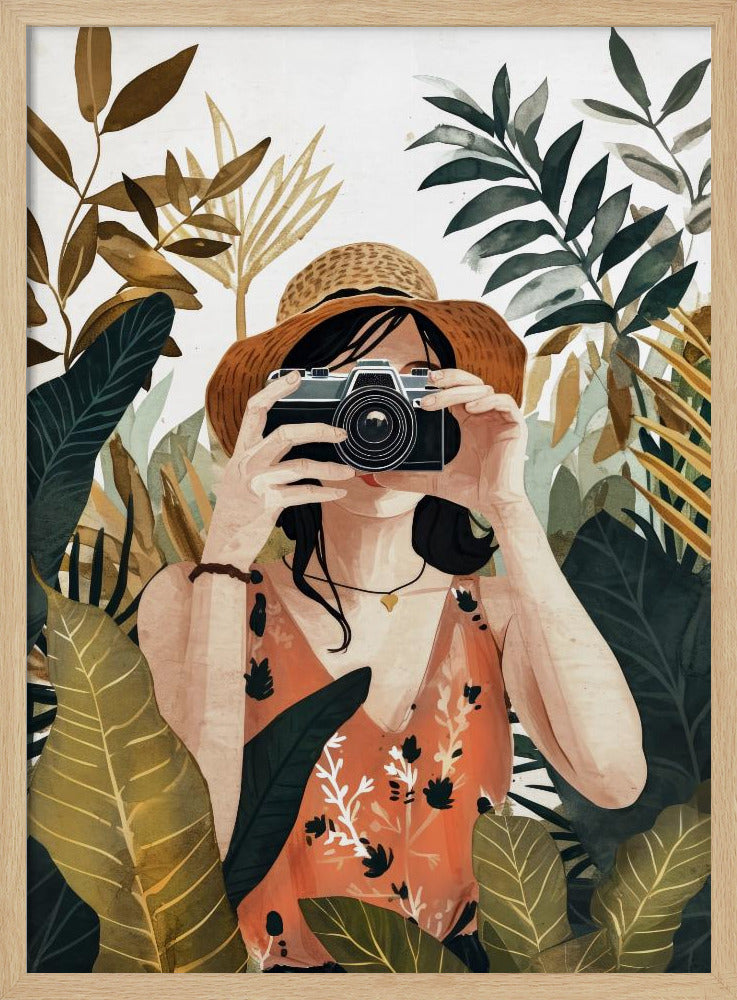 Vacation Watercolor Digital Painting (4) | Poster