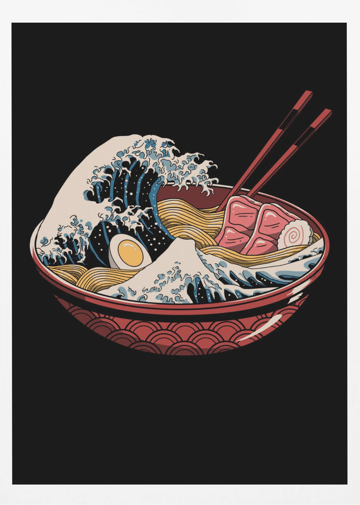 Great Ramen Wave | Poster