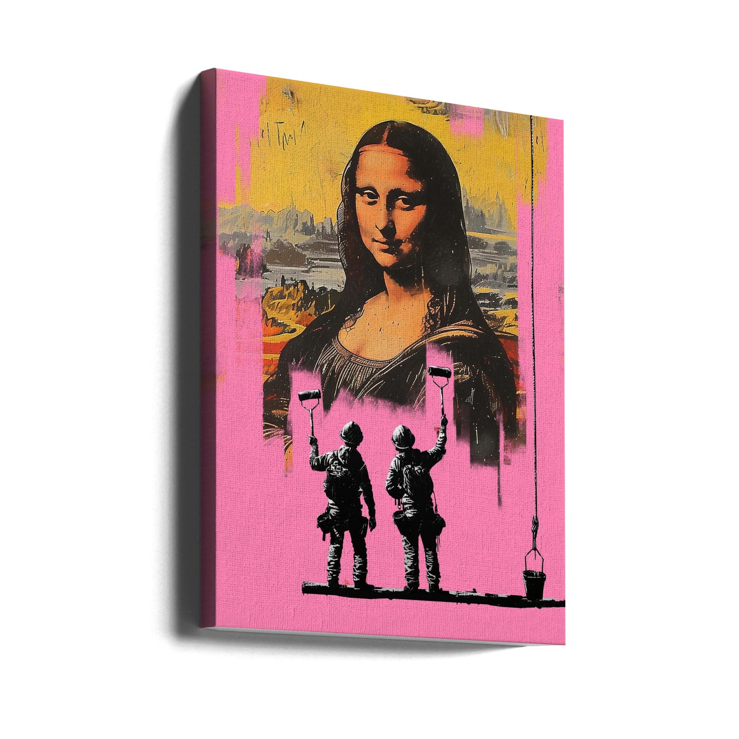 Rosa Monalisa | Leinwand-Bilder