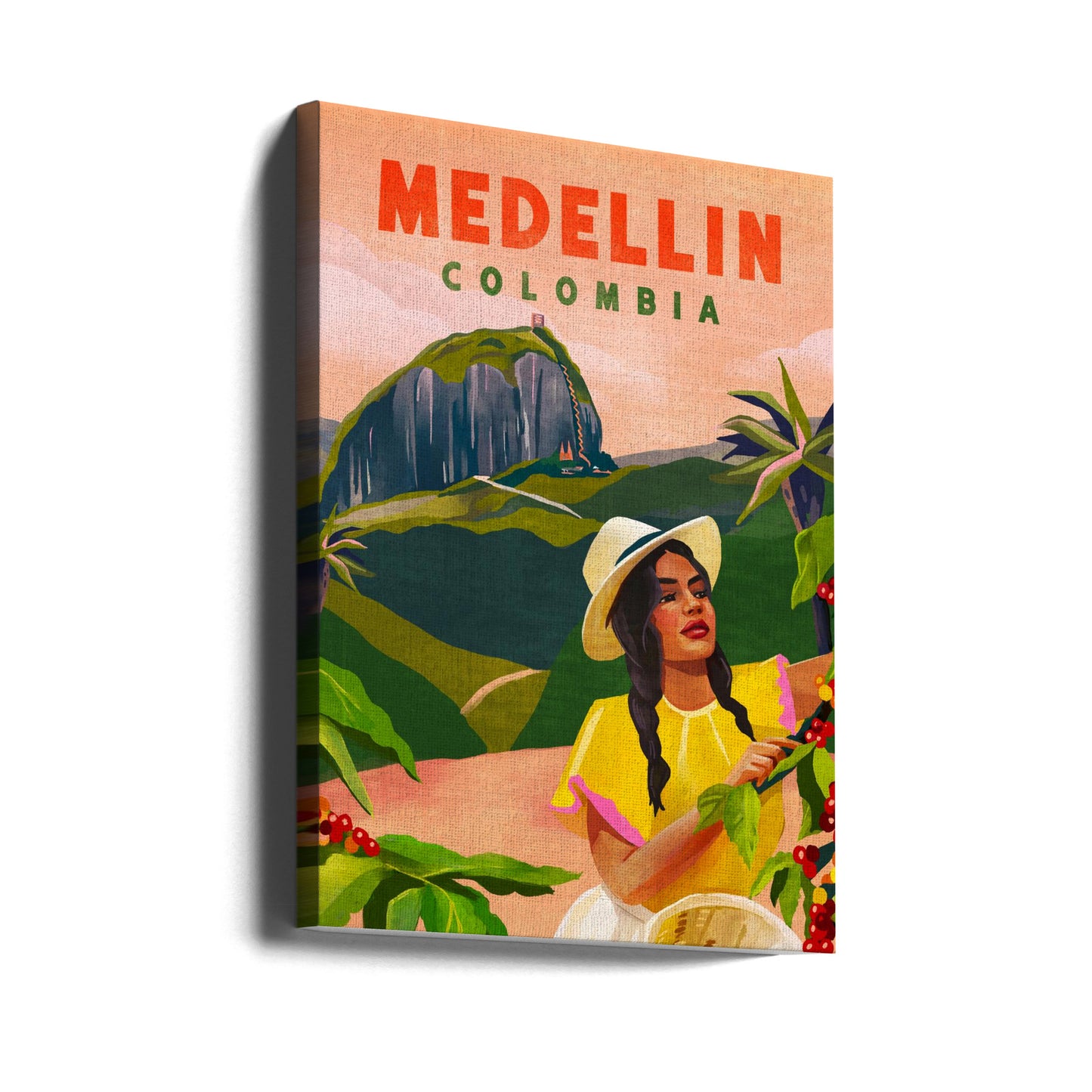 Medellin Kolumbien Reisen Poster - Kunstdruck | Leinwand-Bilder