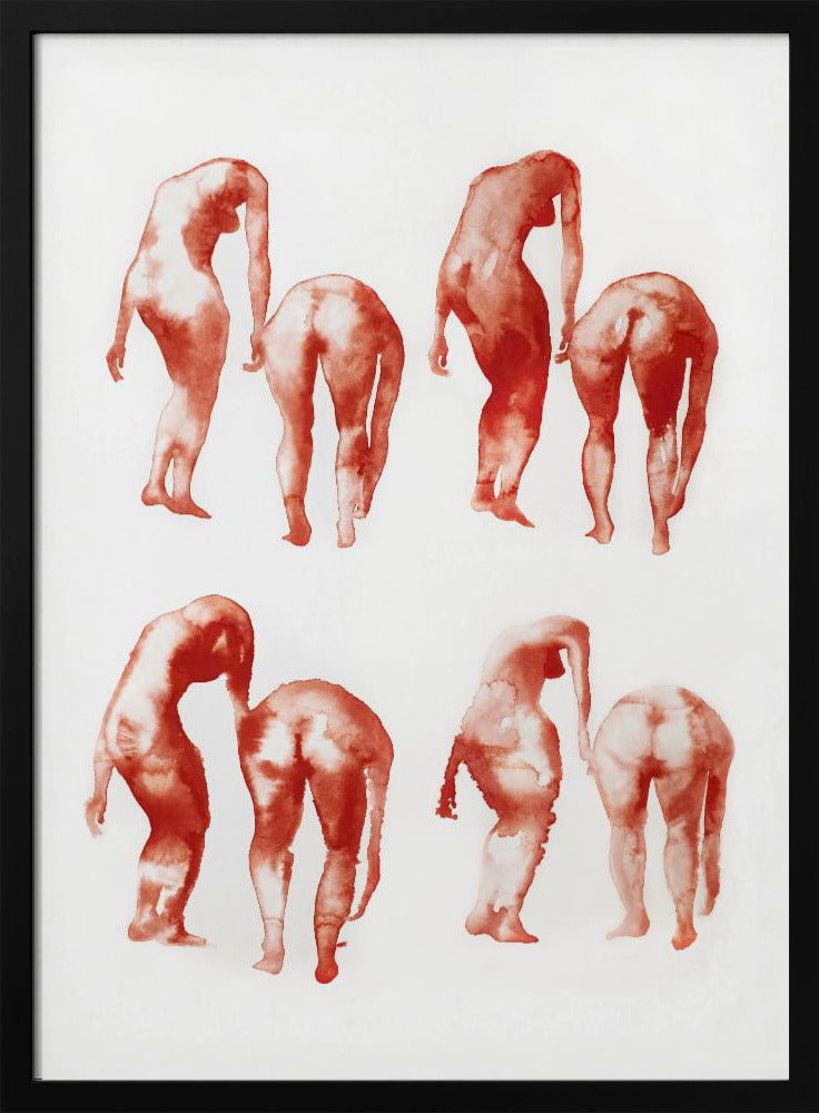 Figurbewegungsstudie 2x4 | Poster