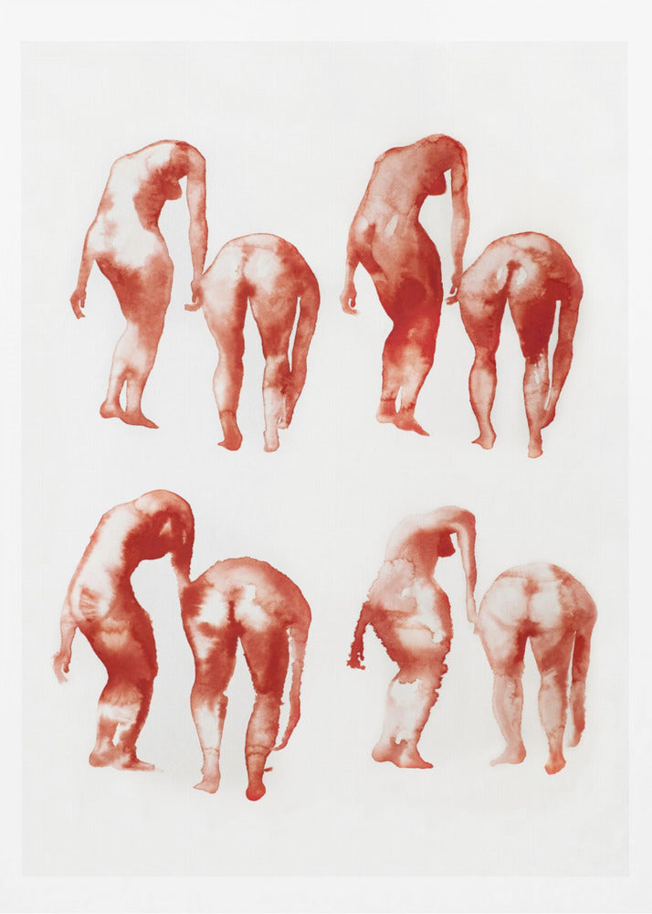 Figurbewegungsstudie 2x4 | Poster