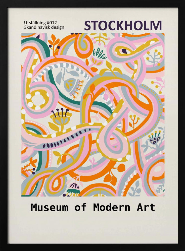 Botanical dopamine Exhibition Stockholm | Poster