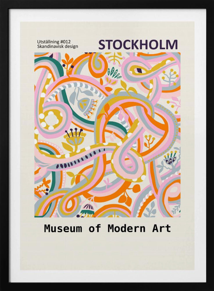 Botanical dopamine Exhibition Stockholm | Poster