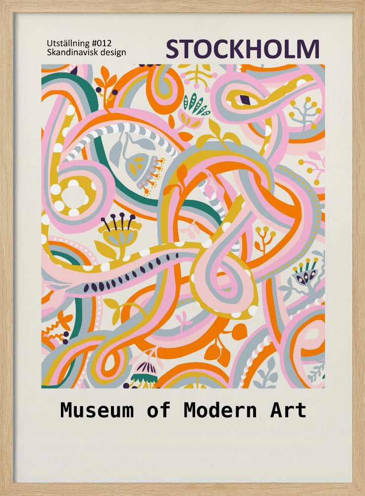 Botanical dopamine Exhibition Stockholm | Poster