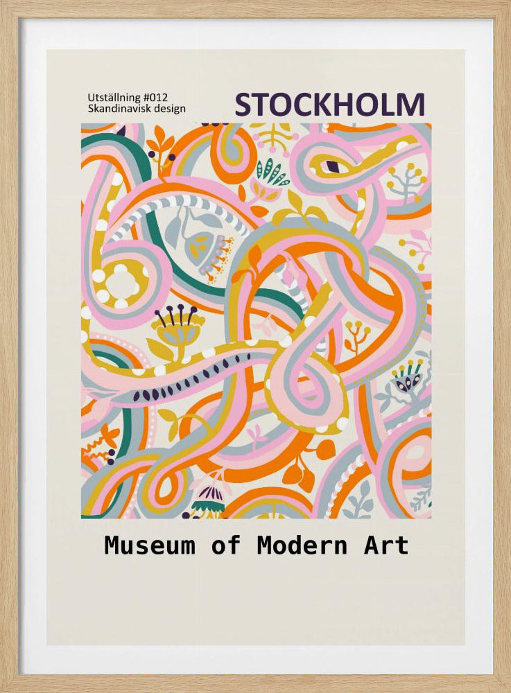 Botanical dopamine Exhibition Stockholm | Poster