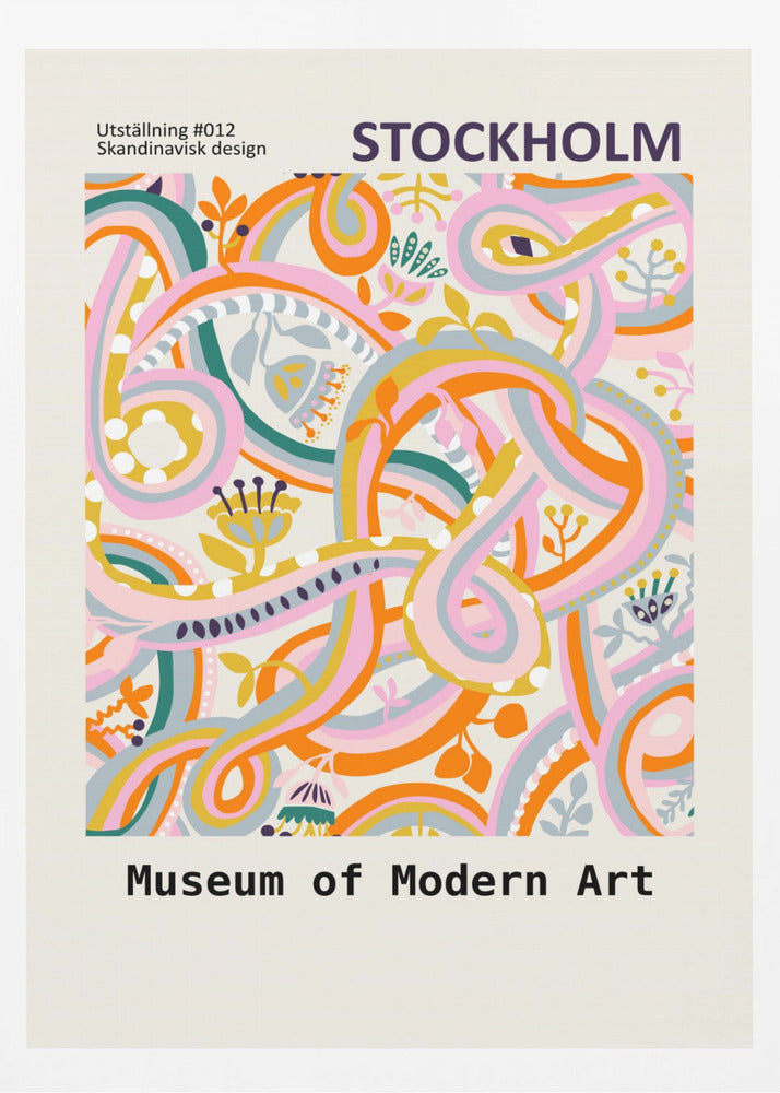 Botanical dopamine Exhibition Stockholm | Poster