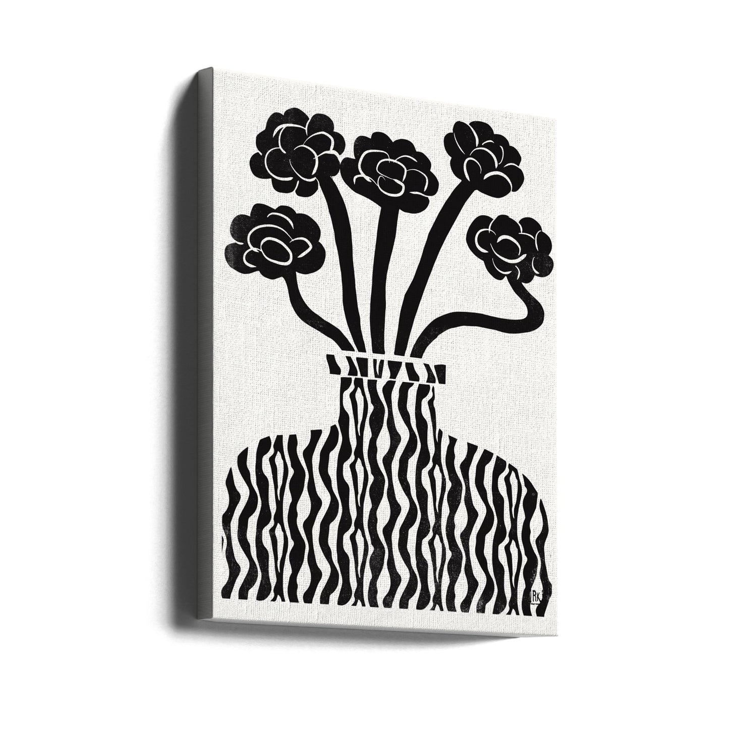 Vase and Flowers 03 | Canvas