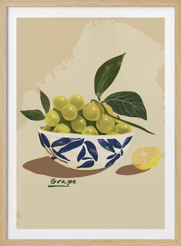 Bowl of Grapes | Poster