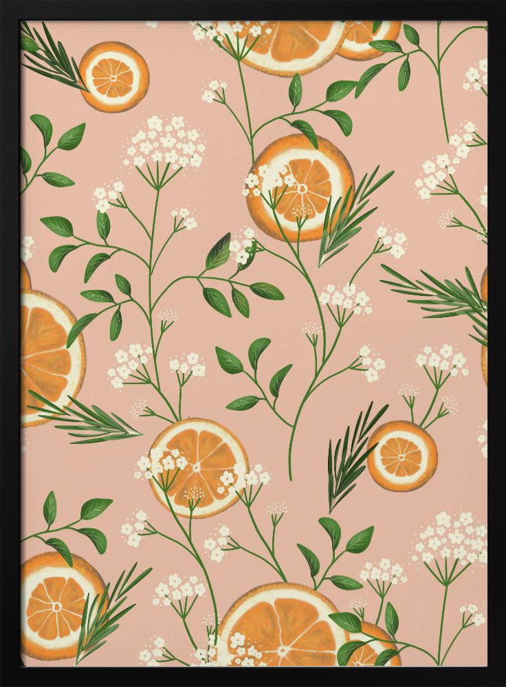 Elderflowers and Oranges | Poster