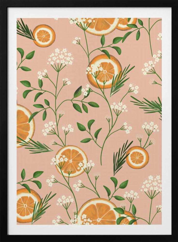 Elderflowers and Oranges | Poster