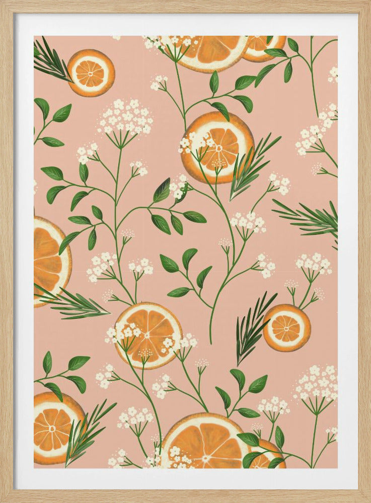 Elderflowers and Oranges | Poster