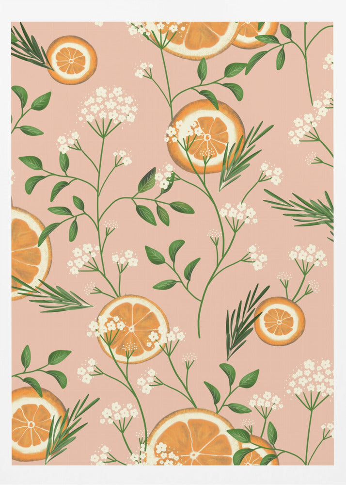 Elderflowers and Oranges | Poster