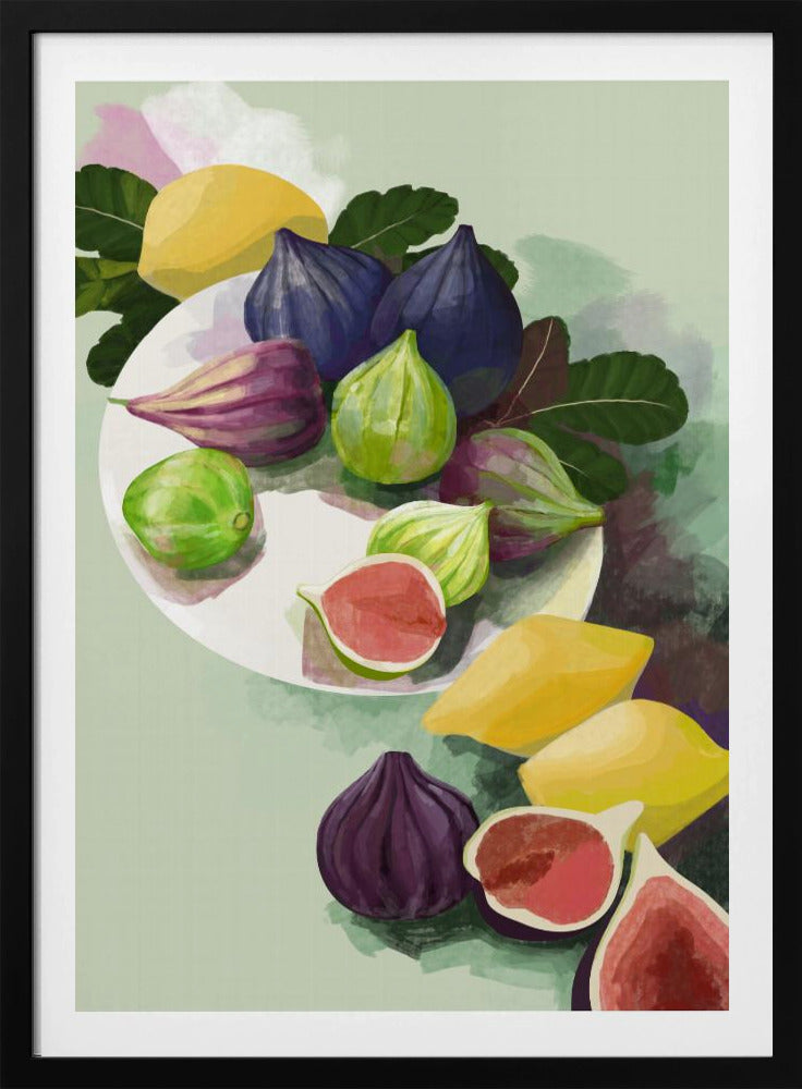 Figs and lemons | Poster