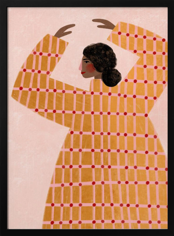The Woman With the Checked Dress | Poster