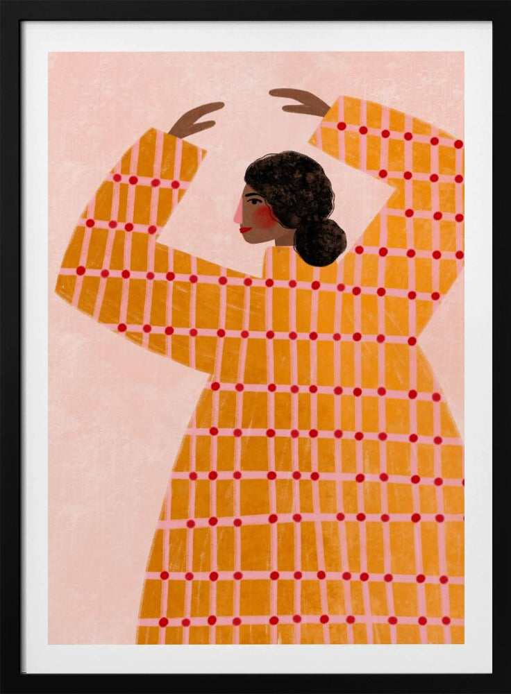 The Woman With the Checked Dress | Poster