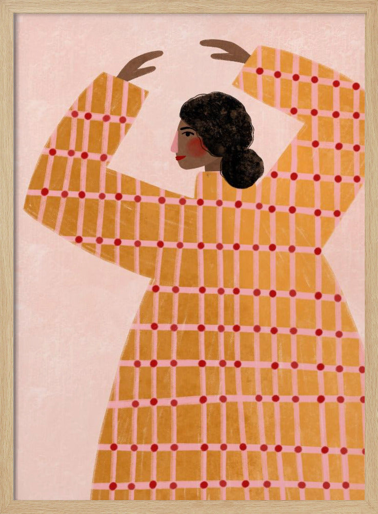 The Woman With the Checked Dress | Poster