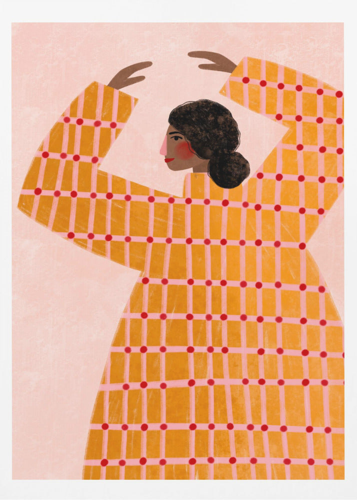 The Woman With the Checked Dress | Poster