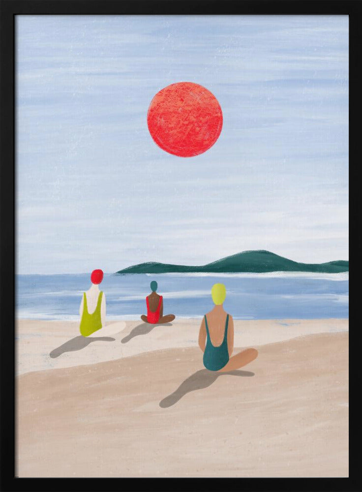 Girls At the Beach | Poster