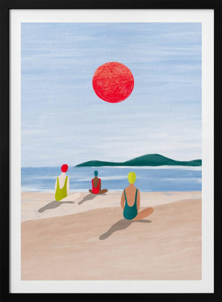 Girls At the Beach | Poster