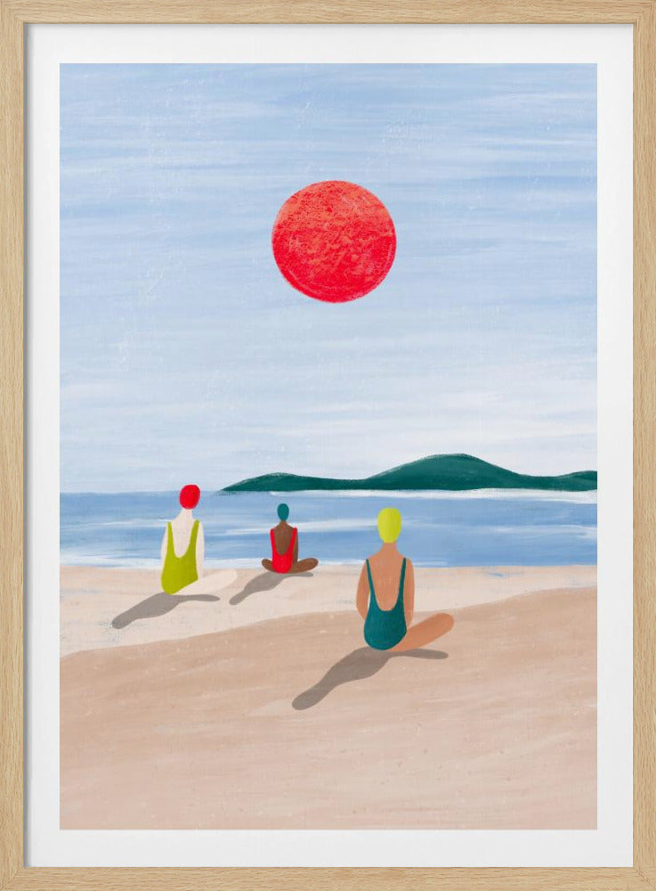 Girls At the Beach | Poster
