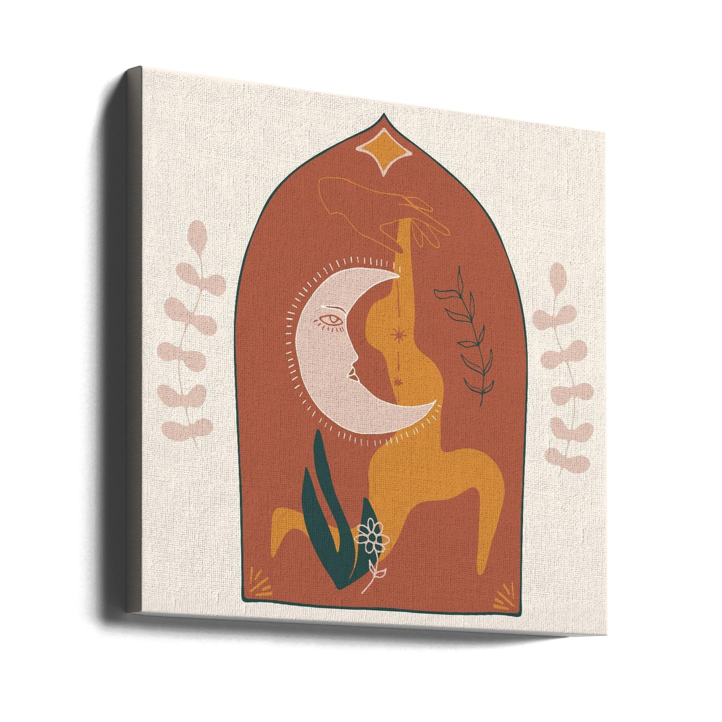Healing Yoga Print | Canvas