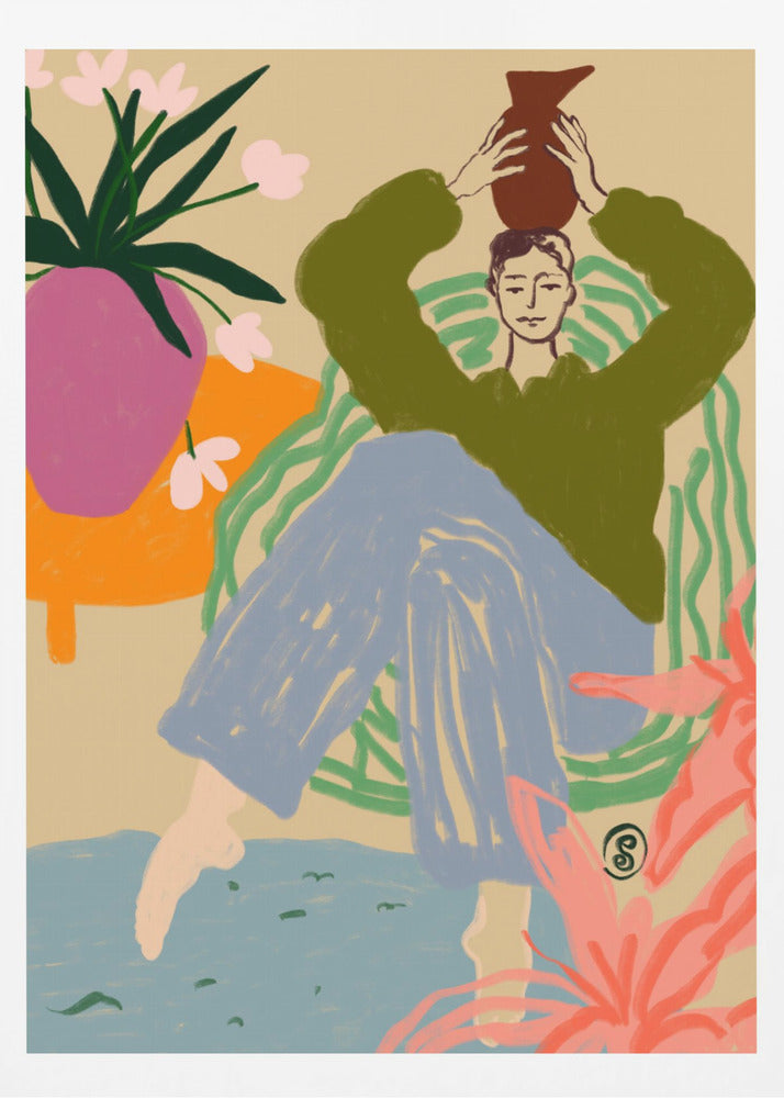 Woman With a Vessel | Poster